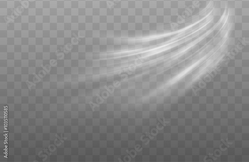 Cold winter wind texture. Holiday vector blizzard. Christmas effect of a cold blizzard. Vector tornado white, winter whirlwind white , light funnel white , swirling white lines light. Festive twirl.	
