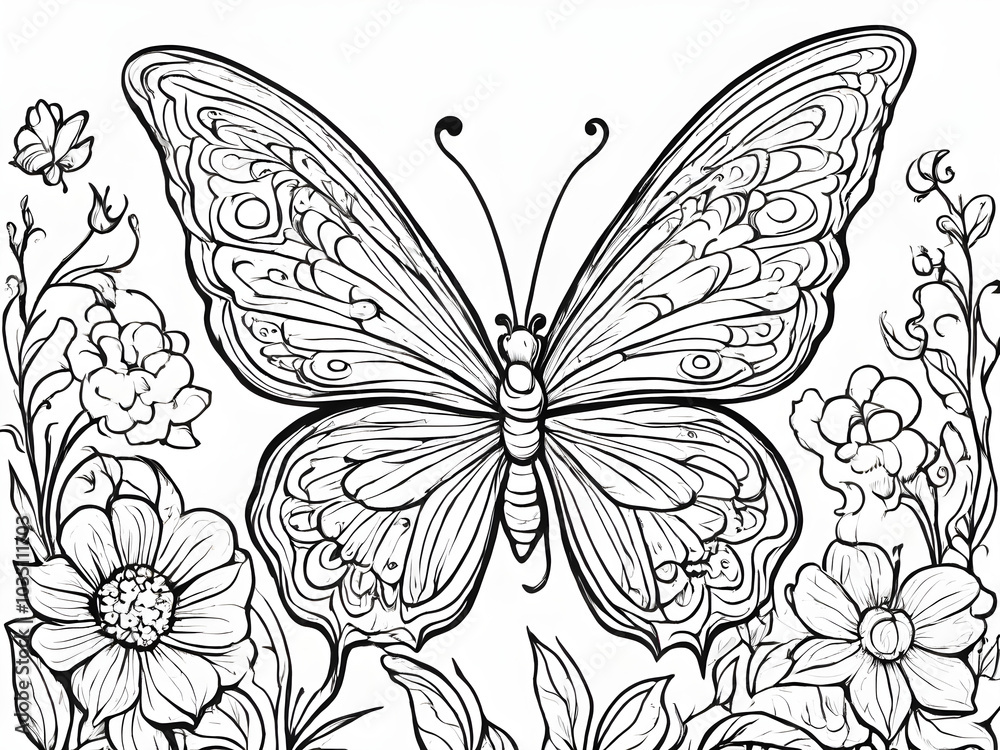 pattern with butterflies pattern with butterflies