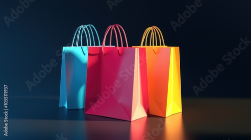 colorful shopping bags