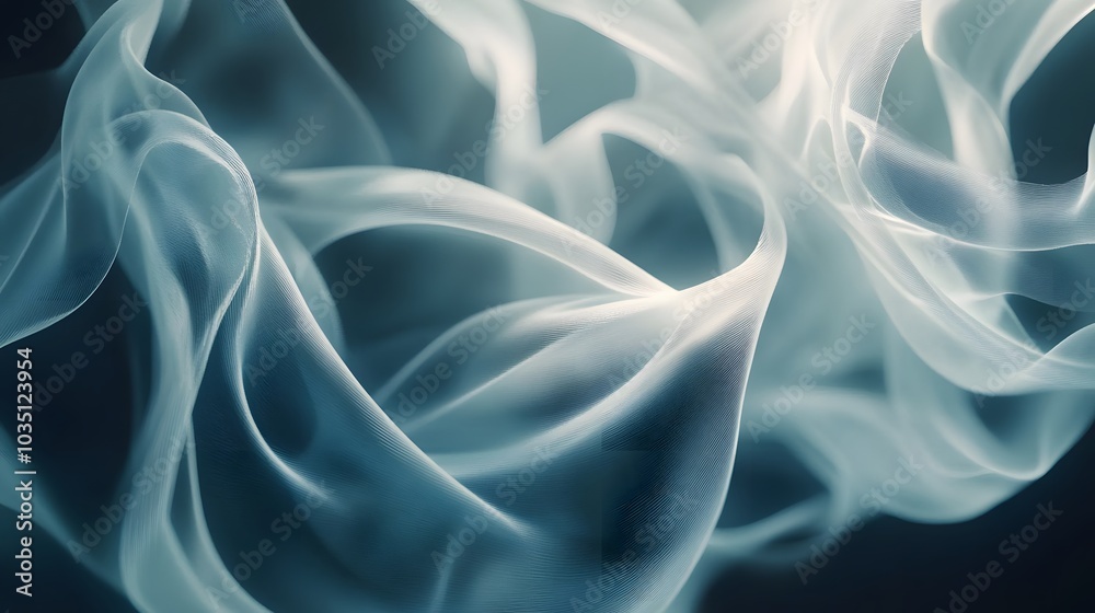 Obraz premium Floating abstract shapes in a digital void shifting and rotating in continuous motion