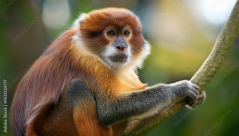 Fototapeta premium Monkey on a branch