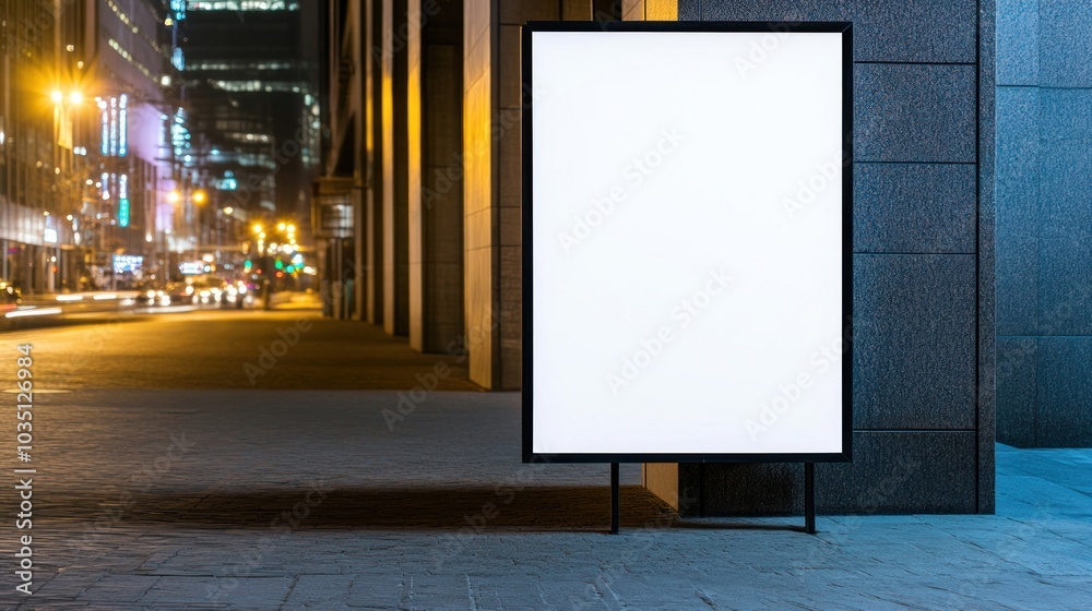 Blank billboard ad Blank billboard ad