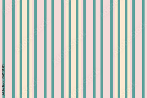 Peco pattern seamless lines, paint texture stripe vertical. Drimary fabric vector textile background in cadet blue and light colors.