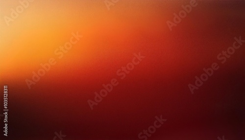 Sunset Fusion. Textured Gradient Background Blending Fiery Orange to Deep Crimson Red. Perfect for Dynamic Posters, Banners, and Digital Displays with Bold Warm Tones and Expansive Copy Space