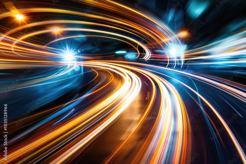 Light Dynamic Path Dynamic light trails the art of movement and energy captured in an ...