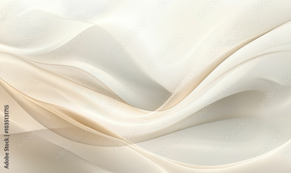 Abstract white and beige waves. Abstract white and beige waves.