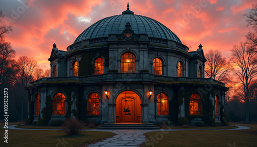  Majestic Dome of a Historic Building at Sunset