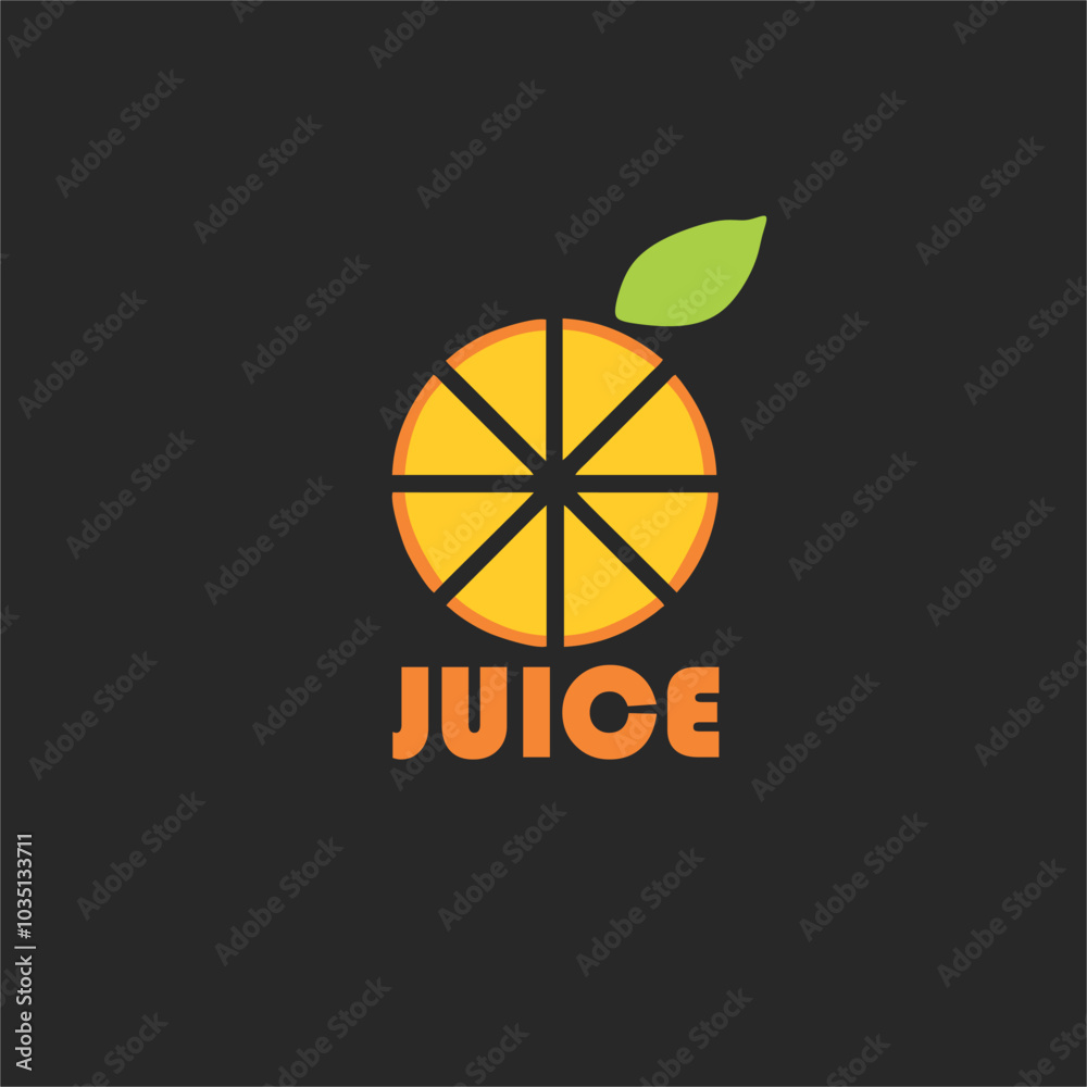 juice vector logo design