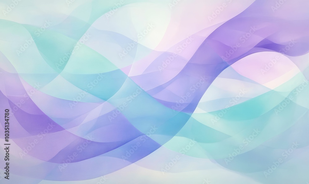 Abstract pastel-colored wave background. Abstract pastel-colored wave background.