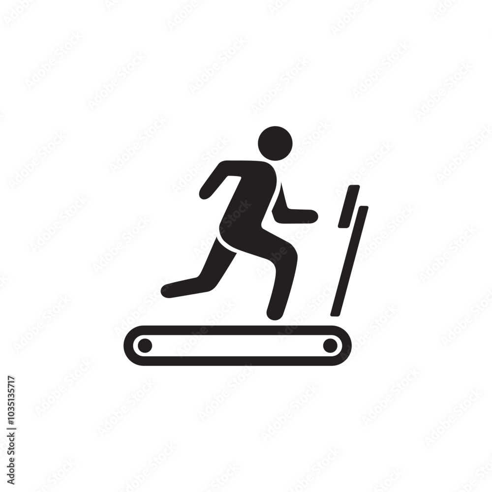 treadmill icon symbol sign vector treadmill icon symbol sign vector