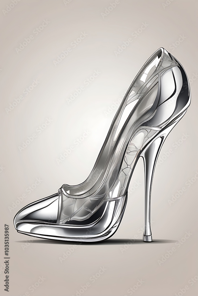High Heels stylish sketch illustration High Heels stylish sketch illustration
