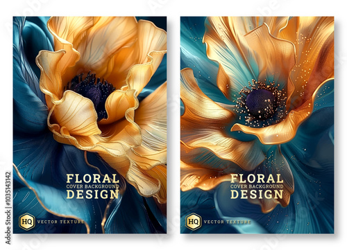 Abstract luxury flower art cover design template set, save the date design, print, cover, banner and invitation, Vector illustration, abstract background for social media stories, save the date