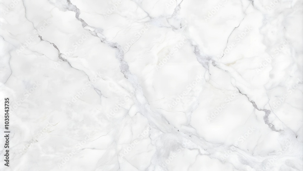 Fototapeta premium White marble texture background with subtle veining.