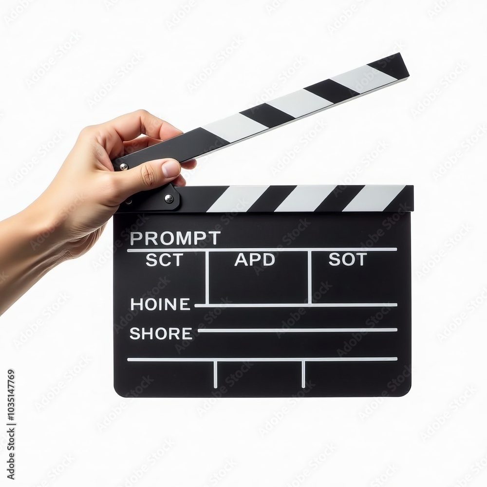 Obraz premium movie clapper board