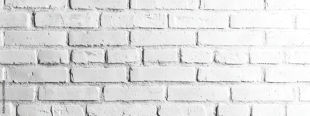 Abstract white brick wall background, with a white painted old brick texture suitable for use in design, banners, posters, or packaging Abstract white brick wall background, with a white painted old brick texture suitable for use in design, banners, posters, or packaging