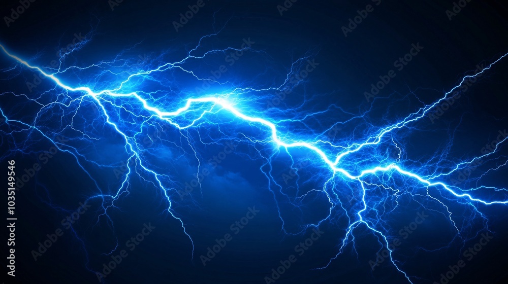 A stunning display of electric blue lightning illuminating the dark sky, showcasing nature's power and beauty in a dramatic, energetic moment. A stunning display of electric blue lightning illuminating the dark sky, showcasing nature's power and beauty in a dramatic, energetic moment.