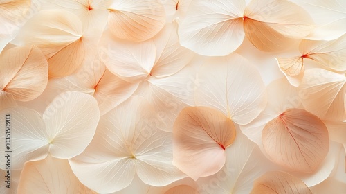 Soft Petals on a Light Background