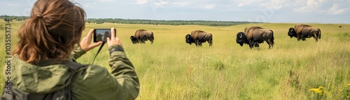 Tourists Photographing Wild...