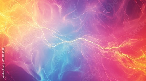 Vibrant Abstract Background with Colorful Swirls