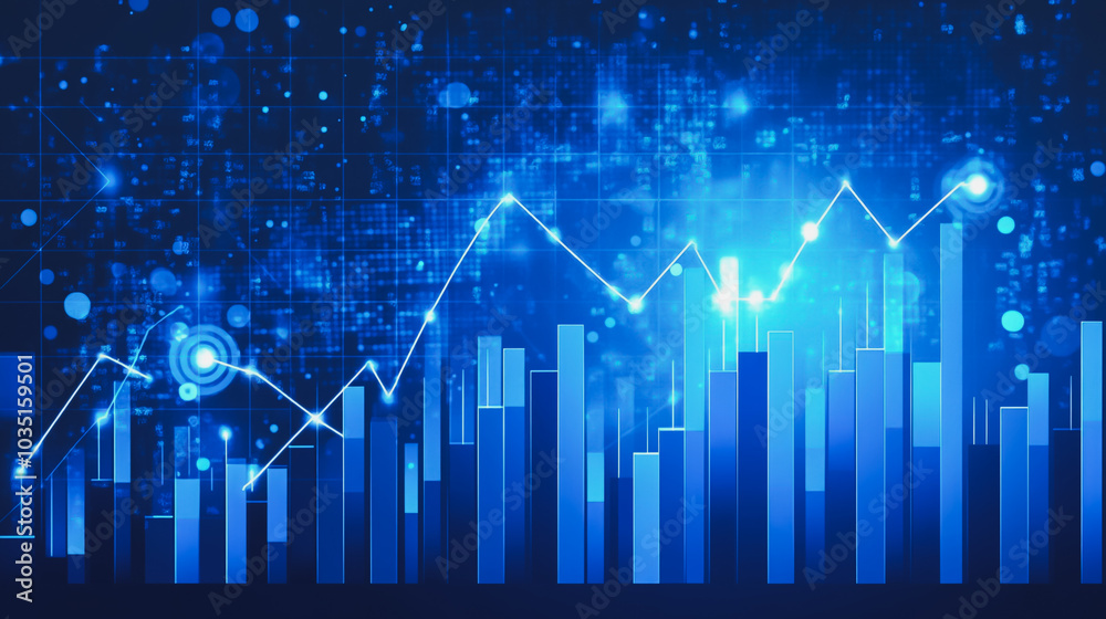 Abstract business and charts and graphs with statistics to innovative analyze business potential and forecast future development of companies growth. Abstract business and charts and graphs with statistics to innovative analyze business potential and forecast future development of companies growth.