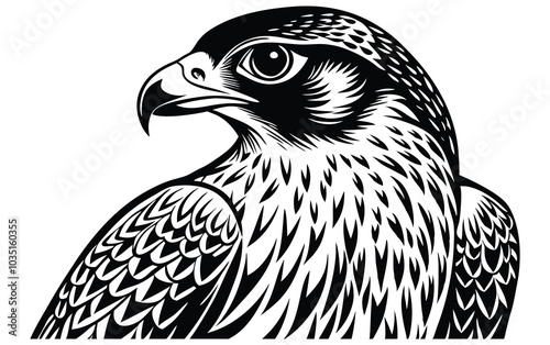 halcon imponente