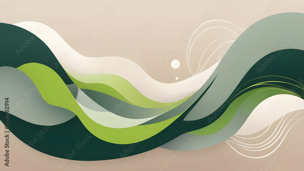 A Colorful muted green, green and cream Blend of Structure and Nature in Design. Balancing Lines and Curves. A Colorful muted green, green and cream Blend of Structure and Nature in Design. Balancing Lines and Curves.