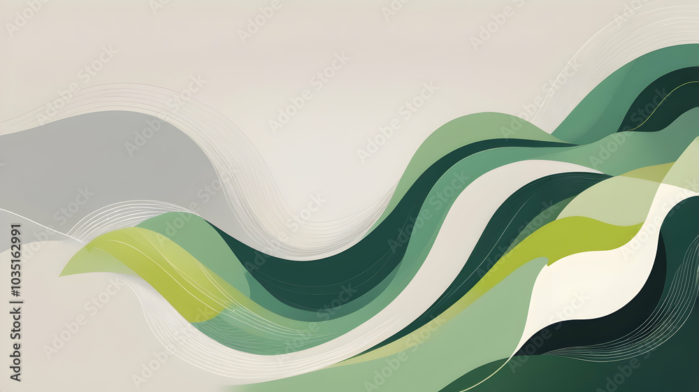 A Colorful muted green, green and cream Blend of Structure and Nature in Design. Balancing Lines and Curves. A Colorful muted green, green and cream Blend of Structure and Nature in Design. Balancing Lines and Curves.