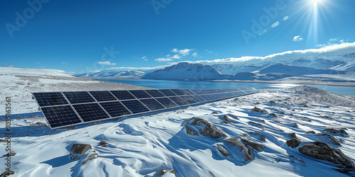 Solar Panels in Snow-Capped Winters