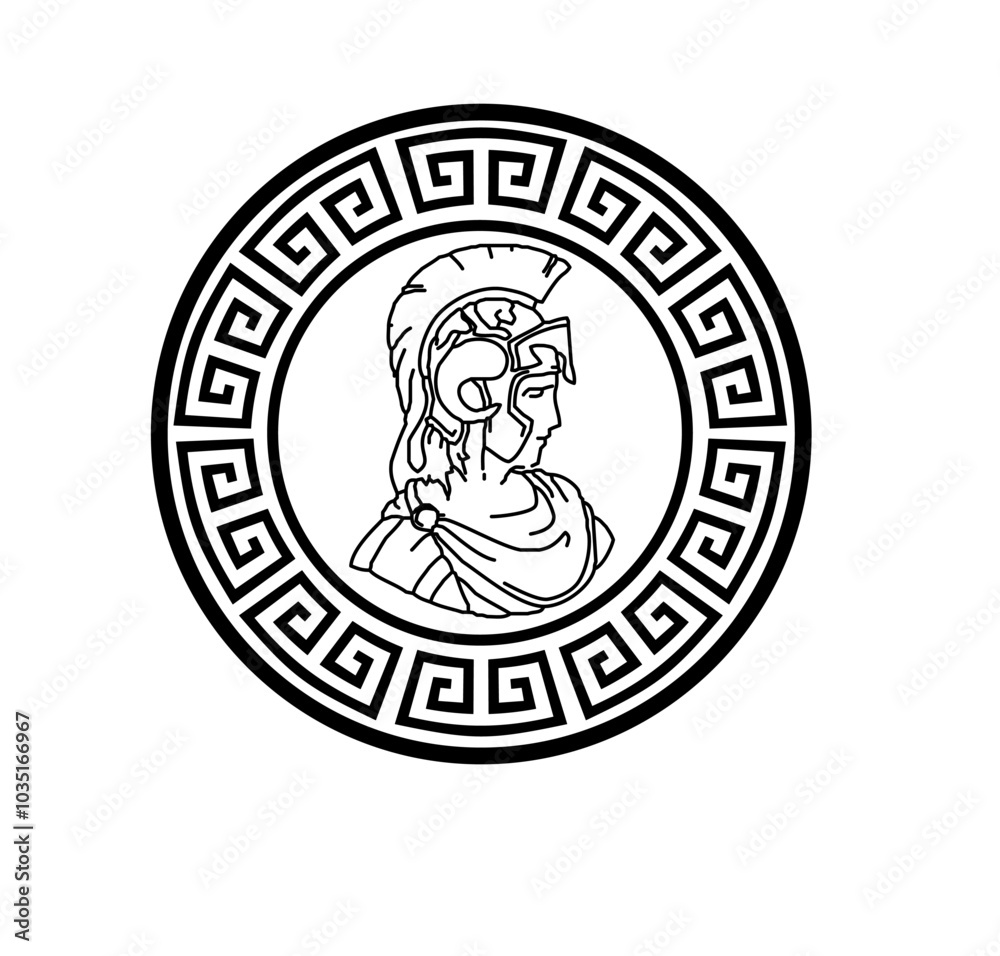 custom made wallpaper toronto digitalANCIENT ROMAN AND GREEK COIN SYMBOL WITH ROUND GOLD DECORATIONS