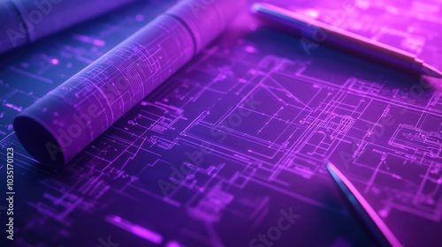 Blueprint, Architectural Design, Engineering