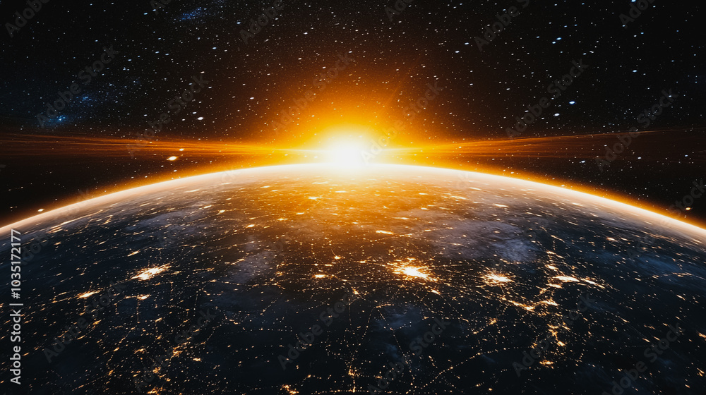 abstract business connection of line from nail node to node on world map background Innovation network points Earth's surface abstract business connection of line from nail node to node on world map background Innovation network points Earth's surface