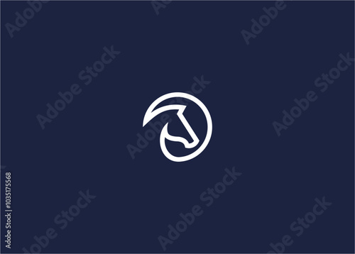 horse head logo icon design vector design template inspiration