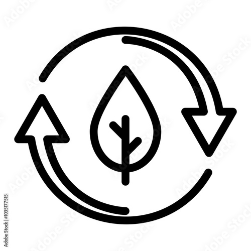 ecology icon or logo ilustration for website. Perfect use for web, pattern, design, app, etc.
