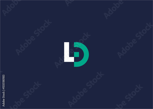 Letter dl or ld logo icon design vector design template inspiration