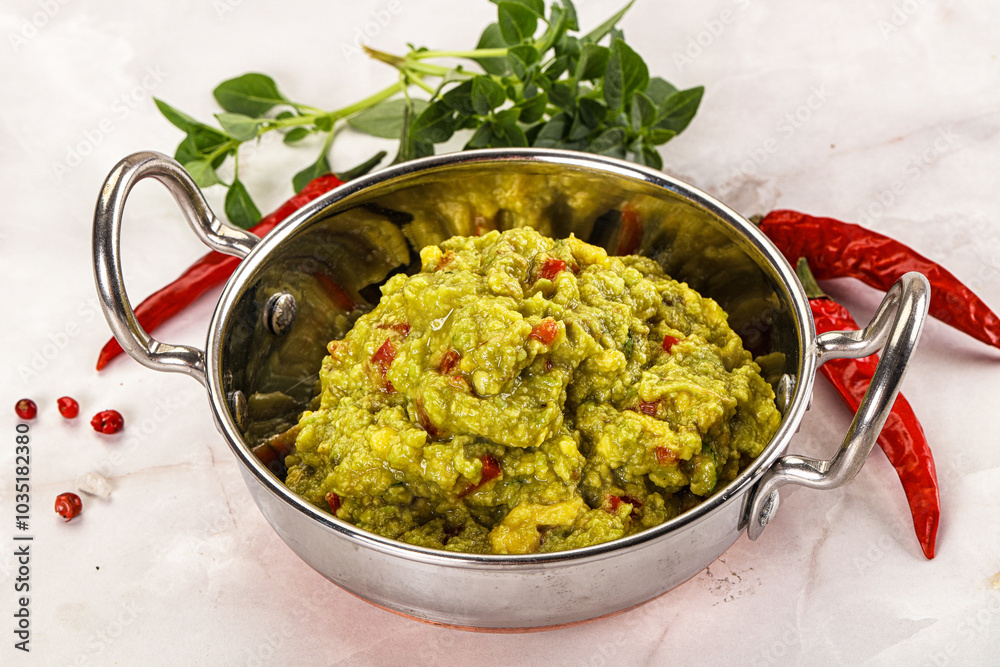 Guacamole with avocado, tomato and chili Guacamole with avocado, tomato and chili
