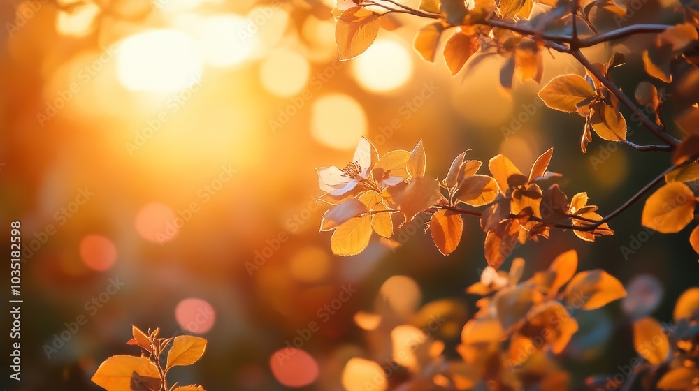 Sunset Through the Leaves Sunset Through the Leaves