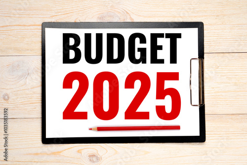 budget 2025 concept, white collar office workplace, successful business strategy planning, income growth forecast