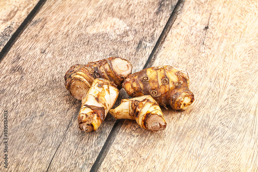 Obraz premium Natural organic raw ginger root