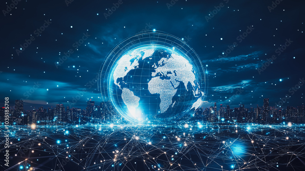 Abstract business network Around the world and charts and graphs with statistics to innovative analyze business potential and forecast future development of companies growth. Abstract business network Around the world and charts and graphs with statistics to innovative analyze business potential and forecast future development of companies growth.