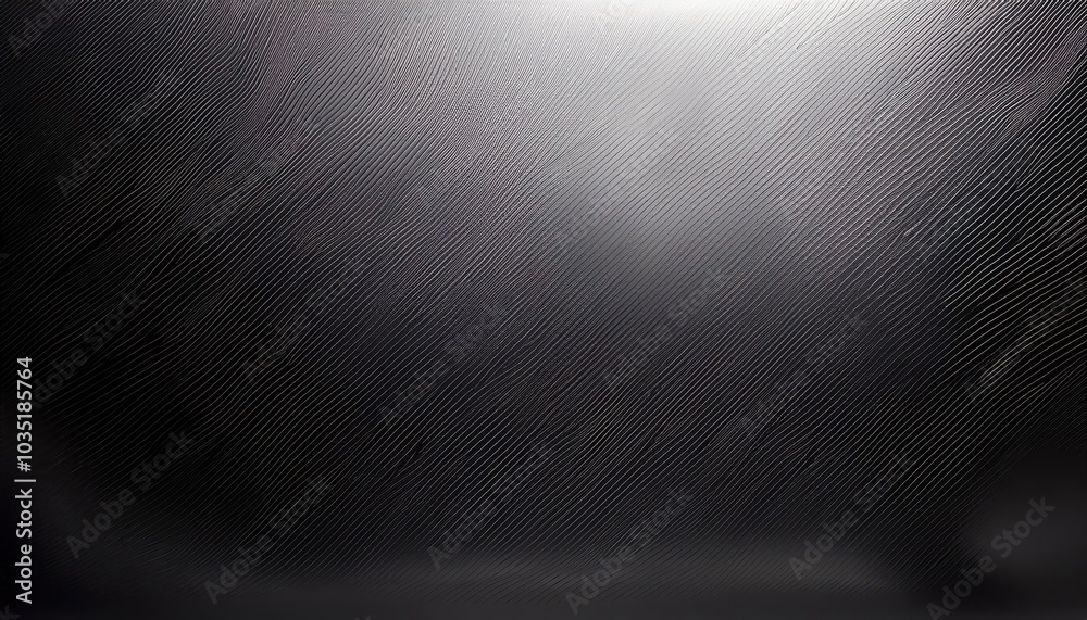 Monochromatic Wavy Line Gradient Texture: Abstract Metallic Inspired Background with Fluid Geometric Curves and Subtle Light Transitions, Modern Digital Design, Posters, Banners, and Minimalist Art