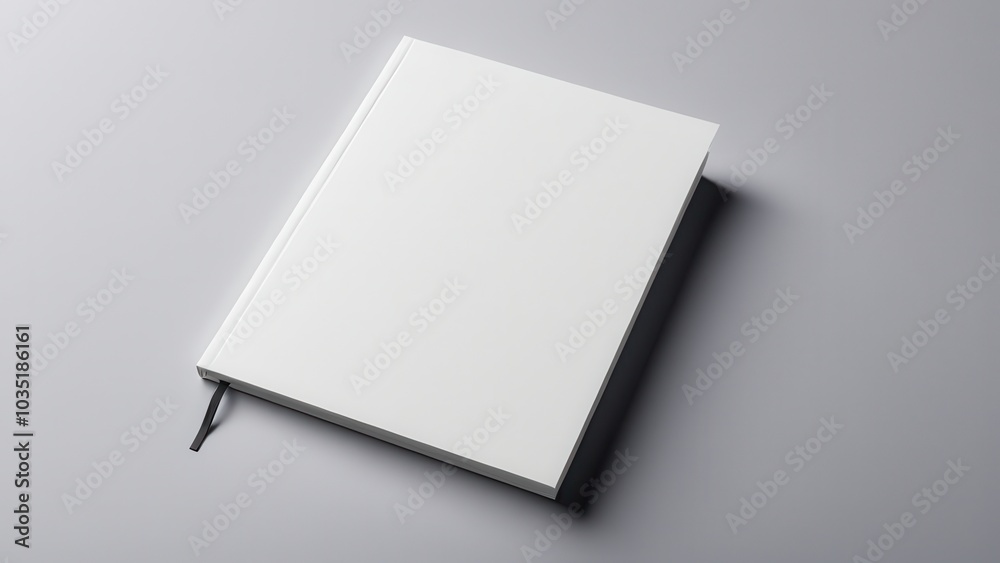 The us letter perfect bound cover mockup provides a realistic representation of your softcover designs, perfect for displaying books, brochures, and magazines in professional presentations