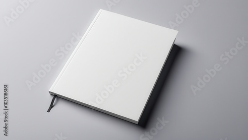 Obraz na płótnie The us letter perfect bound cover mockup provides a realistic representation of your softcover designs, perfect for displaying books, brochures, and magazines in professional presentations w salonie
