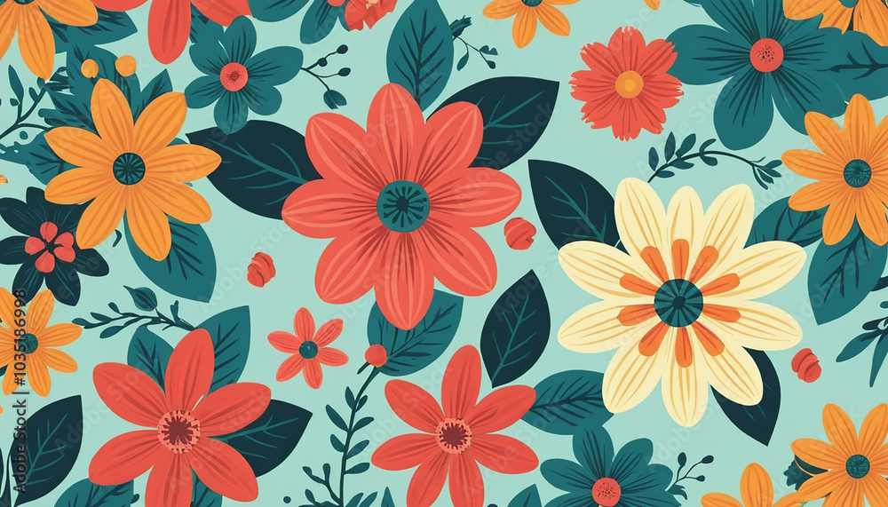 custom made wallpaper toronto digitalFlower Background Design – Beautiful and Elegant Floral Visuals for Creative Projects