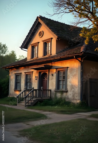 old house in the woods