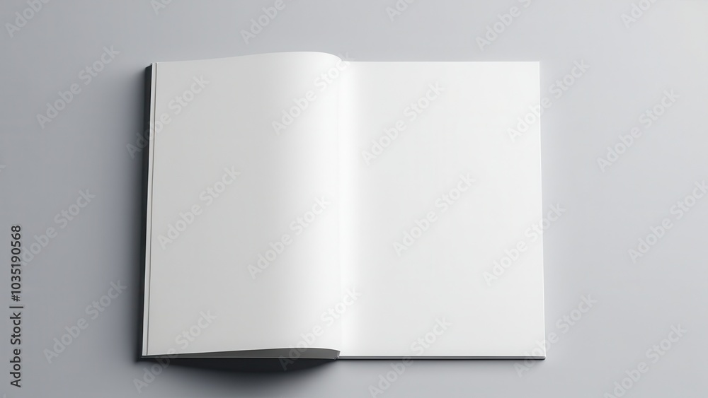 The us letter perfect bound cover mockup provides a realistic representation of your softcover designs, perfect for displaying books, brochures, and magazines in professional presentations