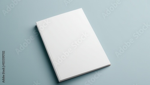 Present your designs with a sleek and professional look using the us letter perfect bound cover mockup. Ideal for showcasing book covers, reports, or portfolios in a letter-sized format