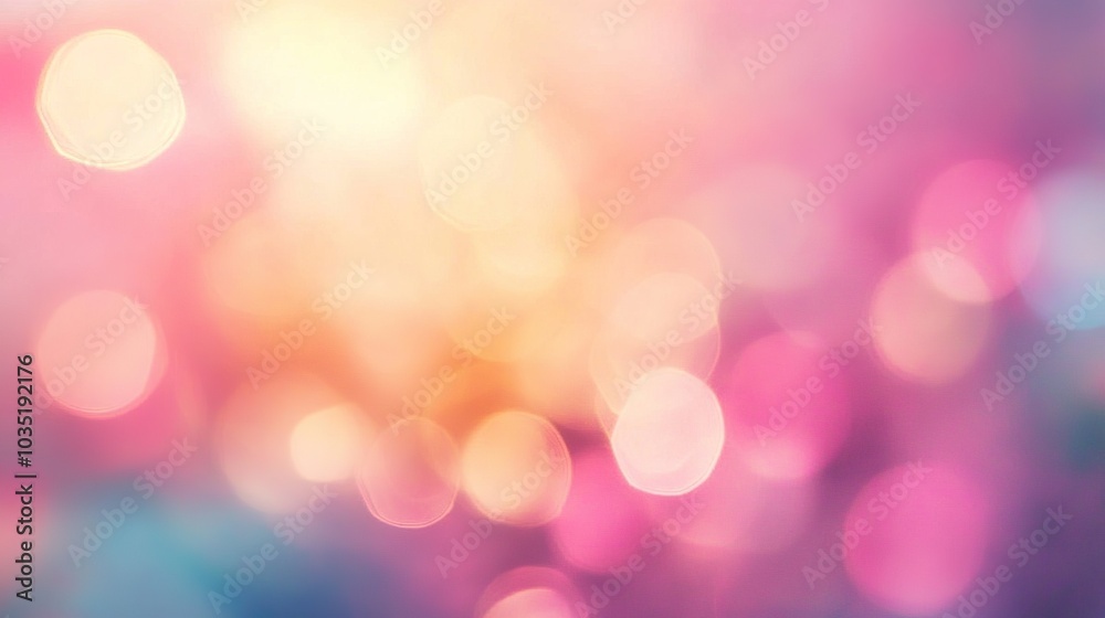 Fototapeta premium Soft Colorful Bokeh Background for Creative Projects