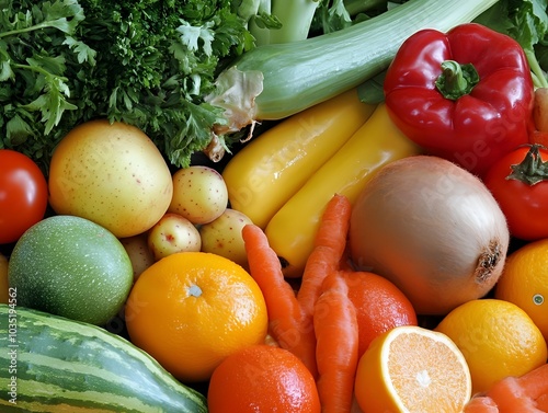 Vegetables and fruits contain antioxidants