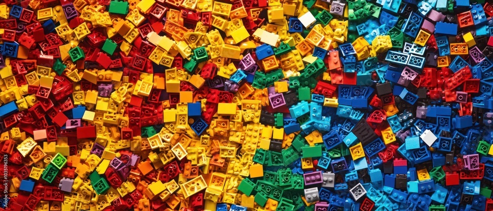 colorful brick blok texture background