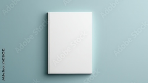 Present your designs with a sleek and professional look using the us letter perfect bound cover mockup. Ideal for showcasing book covers, reports, or portfolios in a letter-sized format